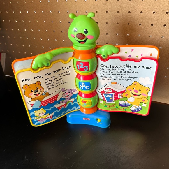 Vintage Fisher Price Laugh and Learn Storybook Rhymes Toy Talking Sounds 2002- - Picture 3 of 6